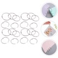 thumbnail image 3 of 100pcs Loose Leaf Binder Ring Metal Book Rings Round Ring for Calendar DIY, 3 of 7