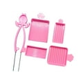 thumbnail image 4 of segolike 5 Pieces Fuse Bead Picking Tray Kit Align Tray for Artwork Crafting Projects pink, 4 of 8