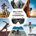 thumbnail image 6 of 4K POV Sports Glasses with Camera, 2026 New 170° Ultra Wide Angle HD Smart Action Recording Eyewear with Audio, Video & Photo Capture, for Men and Women Sports (Multicolor,64G), 6 of 8