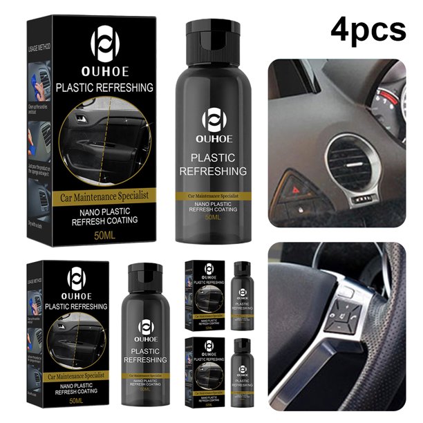 Agente Renovador Plástico Reparación 30/50ml para Mantenimiento Paneles Coches (50ml)
