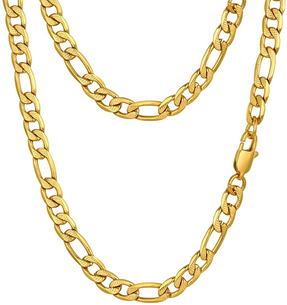 Prosteel Figaro Chain Necklace 6mm/7mm 
