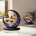 thumbnail image 6 of 2D Acrylic Flat Art Decorative Style Ramadan Lamp, 1 Count Moon Theme Decorative Sunlight Catcher, Suitable for Festive Tabletop Decoration in Homes and Offices, 6 of 6