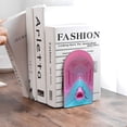 thumbnail image 6 of Sikiie Pink Shark Pool Fantasy Bookends 1 Pair, Wood Bookends for Shelves, Book Ends for Shelves, Book Shelf Holder for Home Office, 6 of 7
