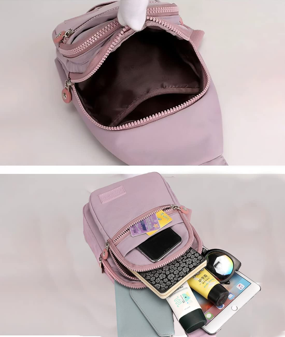 Mochila pequena cruzada para mujer mochila cruzada para mujer bolsa cruzada en el pecho para viajes deportes correr senderismo JAMW Sencillez Walmart en linea