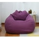 thumbnail image 1 of The color is as shown in the main picture 100*120cm Lazy Sofa Cover Chairs without Filler Linen Cloth Lounger Seat Bean Bag Pouf Puff Couch Tatami Living Room Furniture Cover(only Selling Bean Bags), 1 of 5