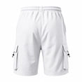 thumbnail image 6 of DagobertNiko Cargo Shorts for Men Elastic Waist Drawstring Shorts Quick Dry Loose Fitted Summer Shorts with Pockets, 6 of 6