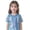 Blue, variant on Girls' Sequin T-Shirt, Round Neck Short Sleeve Sparkly Top for Performances, Dance Recitals, Parties, and Special Events, Elegant Fit and Shiny Design for Stage Wear and Celebration Outfits - Blue