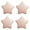 Pink, variant on HDJNal 4PCS Green Ceramic Knobs - Kitchen Cabinet Cupboard Door knobs, Decorative Star Cabinet Knob Pull Handles for Girl's Room Drawer Cabinet Decoration, Drawer Handles
