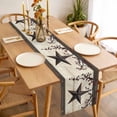 thumbnail image 3 of Table Runner 72 Inches Long for Kitchen Dining, Texas Star Brown Dresser Scarf Farmhouse, Dining Table Decorations for Wedding/Parties, Farmhouse Berry Wooden Vintage 16 x 72 In, 3 of 8