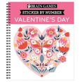 thumbnail image 1 of Brain Games - Sticker by Number: Valentine's Day (Brain Games - Sticker by Number), 1 of 1