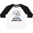 thumbnail image 3 of Inktastic Raccoon My Papi Loves Me Boys or Girls Toddler T-Shirt, 3 of 5