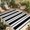 Black, White, Gray, variant on Indoor Outdoor Area Rugs,Gray Stripes Vintage Nordic Patio Rug Non-slip Quick Dry Camping Rugs,Modern Minimalist Line Floor Carpet for Porch Deck Backyard Decor,4x6ft