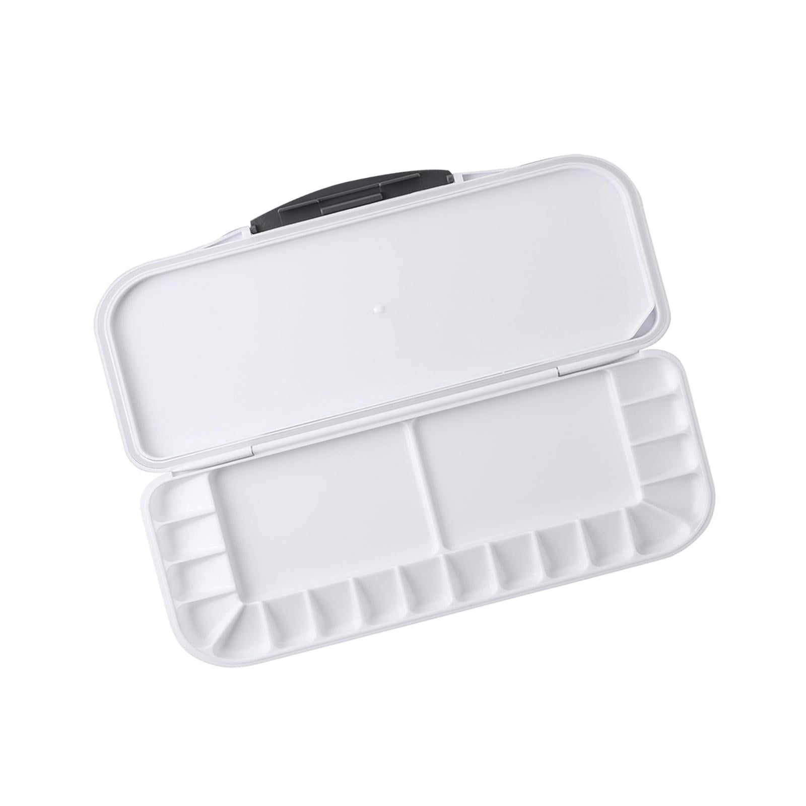 Milageto Empty Watercolor Palette Paint Case Watercolor Palette Box Painters Portable for