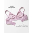 thumbnail image 6 of Wingslove Women's Plus Size Full Coverage Minimizer Bra Wirefree Non Padded for Everyday Comfort, Light Purple 46DDD, 6 of 6