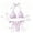 Light Purple, variant on Bikinis Triangle Cup Two Piece Swimwear with Sequin Embellishments Push up Bikini Set
