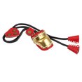 thumbnail image 2 of Protector de punta de dedo pulgar de cuero de latón tiro con arco flecha gatillo anillos protectores FLhrweasw Nuevo, 2 of 8