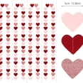 thumbnail image 3 of Multicolor Glittering Mini Hearts Cut Outs (Pack of 39) - Assorted Sparkling Designs Decorations, Perfect for Birthdays, Valentine's & Themed Parties, 3 of 5