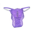 thumbnail image 2 of Victoria's Secret Shine Strap Very Sexy Lace Brazilian Panty Color Lavender  Size X-Large NWT, 2 of 2