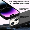 thumbnail image 5 of Liquid Silicone Case for iPhone 15 Plus (6.7 inch) Silicone Magnetic Phone Case- Compatible with Magsafe - Black, 5 of 5