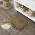 thumbnail image 4 of VHC Brands Crosswoods Ruffled Bath Mat, Brown, 20x30, 4 of 7