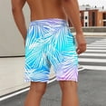 thumbnail image 5 of Runfenguu Carpenter Shorts For Men, Mens Shorts With Zipper Pockets Men Casual Fashion Print Shorts With Pockets Elastic Waist Beach Pants Bloomer Shorts, 5 of 5