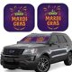thumbnail image 1 of Fotbe Mardi Gras2 Juego de 2 Piezas de Parasoles para Parabrisas | Bloqueador Solar para Auto | Accesorios Plegables para Protección Solar Interior-Medium, 1 of 6