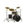 Premier Genista Birch Modern Rock 22 5-Piece Shell Pack Solid Black Lacquer