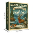 thumbnail image 3 of Clearanceï¼ 2025 New 24 Days Christmas Countdown with 24 Collectible Park Ornaments, National Parks Advent Calendar for Families & Nature Lovers(1pc), 3 of 8