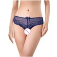 thumbnail image 7 of HUPOM Sexy Panties For Women Underwear For Women Briefs Leisure Tie Seamless Waistband Blue L, 7 of 7