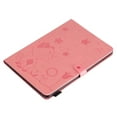 thumbnail image 5 of Dteck Case For Apple iPad 9th Generation 10.2-inch 2021,Magnetic Leather Cat Patterned Wallet Card Holder Smart iPad 8th/7th Gen 10.2" Case Folio Stand Protective Automatic wake/sleep Cover,Pink, 5 of 8