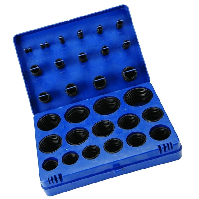 OULII Kit d'Assortiment de Joints 419 Pcs pour Joint de Port de Climatisation Kit de Rondelle en Silicone NBR