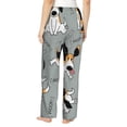 thumbnail image 3 of Naloa Funny Beagle Active Dog Print Women’s Ultra-Soft Comfy Pajama Lounge Pants with Pockets & Drawstring, 3 of 8