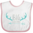 thumbnail image 3 of Inktastic Big Brother, Older Brother, Deer Antlers, Arrow Boys Baby Bib, 3 of 4