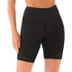 thumbnail image 4 of Pantalones cortos de yoga de malla de talle alto para mujer con bolsillos profundos Pantalones cortos de motociclista de entrenamiento para mujer Adepaton LRWJ642-1, 4 of 6