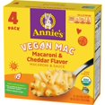 thumbnail image 5 of 2X - Annie's Vegan Cheddar Flavor Mac and Cheese - 24oz/4ct, 5 of 5