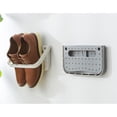 thumbnail image 4 of Los Zapatos Plásticos Del Colgante De Pared Organizan El Organizador Del Tenedor Del Estante Del Zapato De La Ejecución Plegable Con Diseño Plegable Blanco Baoblaze Zapatero montado en la pared, 4 of 8