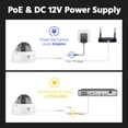thumbnail image 4 of ANNKE 4K PoE 4Pcs Outdoor Security Camera, Color Night Vision, Built-in Mic, Home IP Camera with 2.8mm～12mm Lens, IP67 & IK08 Vandal-Proof, Up to 512GB Storage, 4 of 15