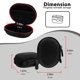 thumbnail image 2 of Bolsa de almacenamiento para oxímetro TOCCOOL, estuche de EVA de alta calidad para oxímetros de pulso, resistente a golpes, compatible con Zacurate serie 500/500DL/500C (compatible con la mayoría de l, 2 of 5