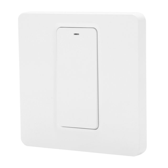 Controlador de luz inteligente, interruptor de luz inteligente de pared inteligente de 1 cuadrilla, pulsador, interruptor inteligente, funcionalidad inteligente Jadeshay A