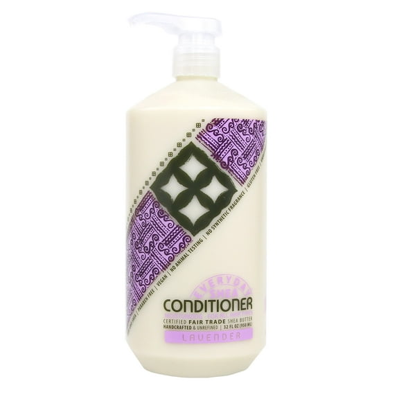 Alaffia Everyday Shea Conditioner, Lavender, 32 Oz. Moisturizes, Restores And Protects. Made With Fair Trade Shea Butter, Cruelty Free, No Parabens, Vegan.