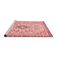 thumbnail image 2 of Ahgly Company Machine Washable Indoor Rectangle Abstract Red Modern Area Rugs, 2' x 5', 2 of 4