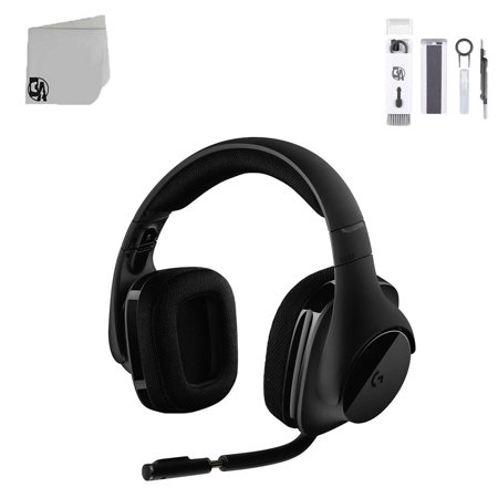 Logitech G533 Wireless DTS 7.1 Surround Gaming Headset - (981-000632) with BOLT AXTION Bundle