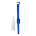 thumbnail image 3 of Portable Silicone Hand Sanitizer Wristband Dispenser 20ml Capacity With Refillable Beak Bottle For Travel Work And Healthcare Adjustable Wearable Sanitizer Bracelet For Adults And Children, 3 of 5