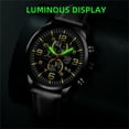 thumbnail image 4 of Mens Watches Casual A wa Leather Analog Quartz Wrist Watch Batteries Watch Men Ae- wh- avcf Wristwatch Clock Digital Watch for Men Business Date Casual Barometer Watch Watch Young Men Watches, 4 of 9