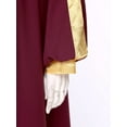 thumbnail image 7 of iixpin Unisex Adults Church Choir Robes Graduation Dress Gown Baptismal Robes Burgundy L, 7 of 7