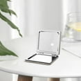 thumbnail image 5 of Kdxio Golden Glitter Pocket Mirror, 1X/2X Travel Makeup Mirror 2-Sided Folding Small Mirror Portable Double-Sided Magnifying Cosmetic Mirror for Gift-Square, 5 of 9