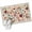 Brown, variant on Navy Blue Flowers 2'x6' Runner Rugs for Hallway Kitchen Bedside Non Slip Washable, Spring Vintage Floral Leaves Farmhouse Entryway Rug Runners with Rubber Backing, Long Carpet Runner for Laundry Room