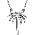 thumbnail image 3 of Palm Tree 16" Necklace in 14k Yellow Gold, 3 of 6