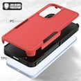 thumbnail image 2 of YEYKX Defender Case for Samsung Galaxy A37 5G 6.7'' Heavy Duty 1 in 1 Design Rugged Full Body Dustproof Shockproof Bumper Non-Slip Protective Cover,Red,For Galaxy A37(5G), 2 of 5
