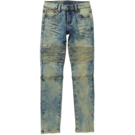 Online - Thrill Jeans Girls' Cloud Wash Moto Skinny Jeans - Walmart.com